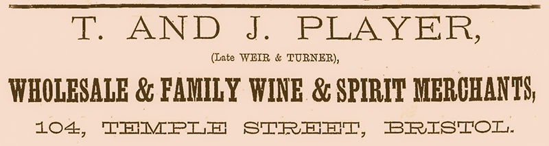 T. & J. Player 1879