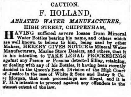 Caution Advertisement 1886